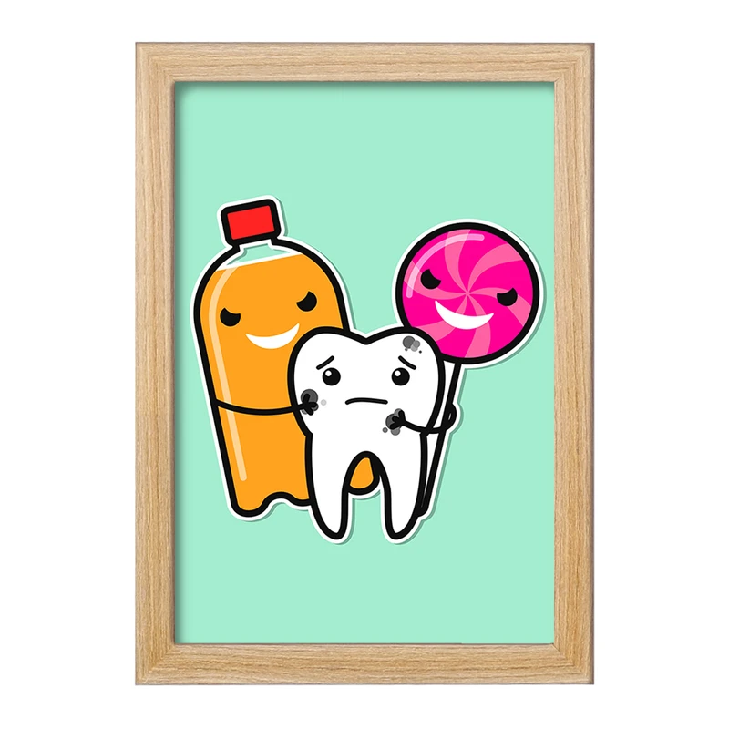 تابلو خندالو مدل دندان و دندانپزشکی کودکانه کد 27775