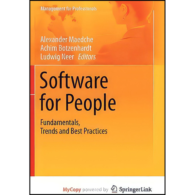 کتاب Software for People اثر جمعي از نويسندگان انتشارات Springer