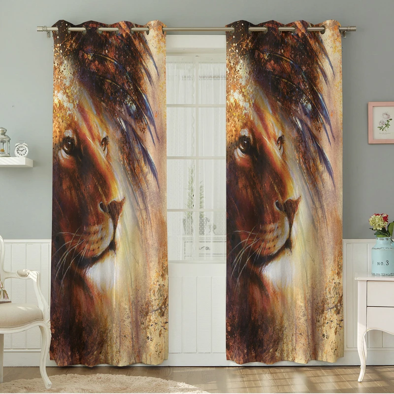 پرده نیروانا طرح  مدرن مدل هازان کد 4659 سایز 140×280 سانتی متر