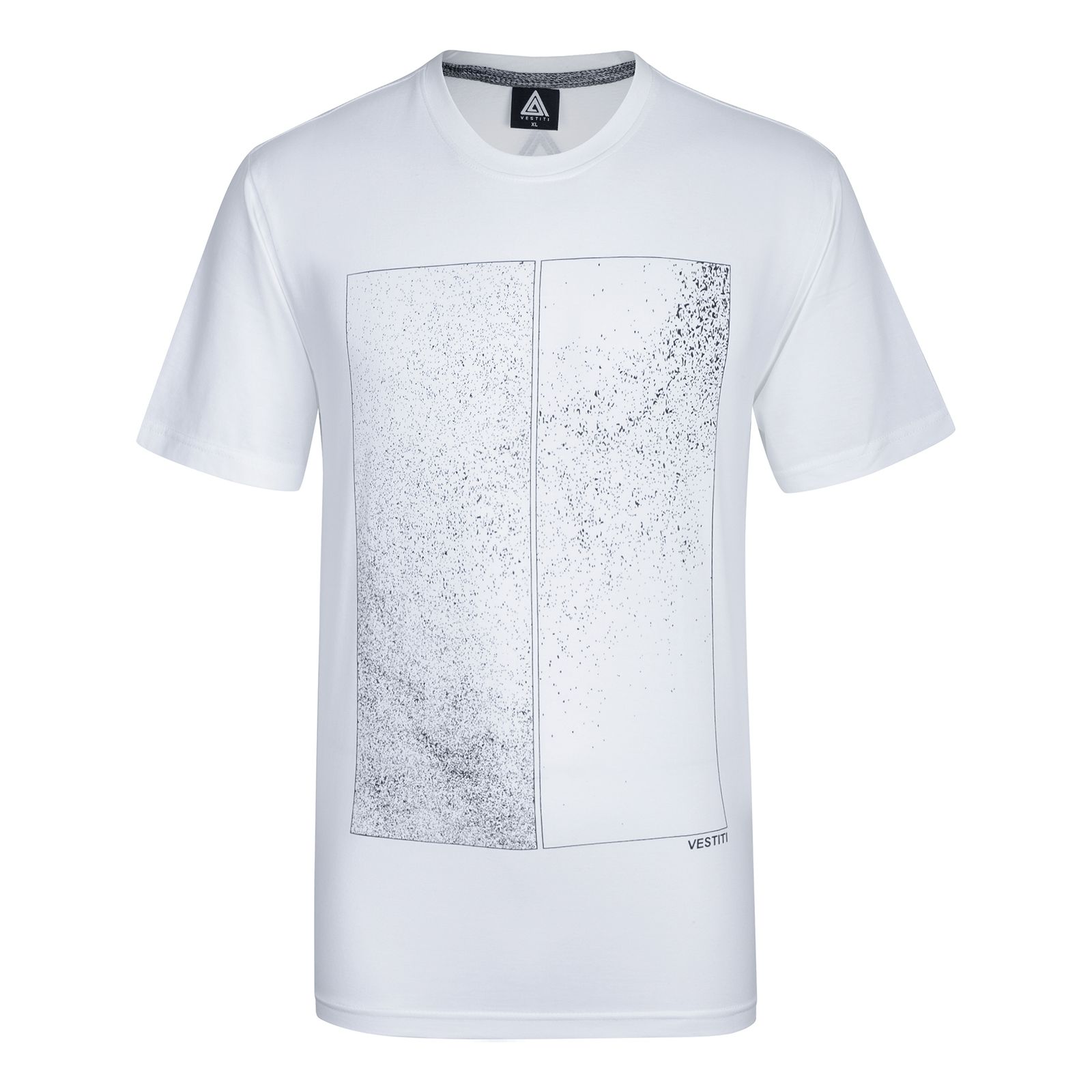 تی شرت آستین کوتاه مردانه وستیتی مدل twin space white -  - 1
