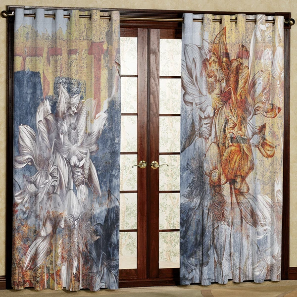 پرده مدل مخمل پانچی کد 7077 سایز 280x140 سانتی متر