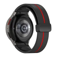 بند گوف مدل Silicone fit Dual مناسب برای ساعت هوشمند سامسونگ Galaxy Watch 6 40mm / watch 6 44mm / Watch 6 Classic 43mm / Watch 6 Classic 47mm