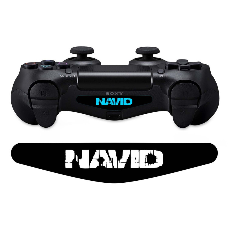 برچسب لایت بار دسته پلی استیشن 4 ونسونی طرح Navid 2