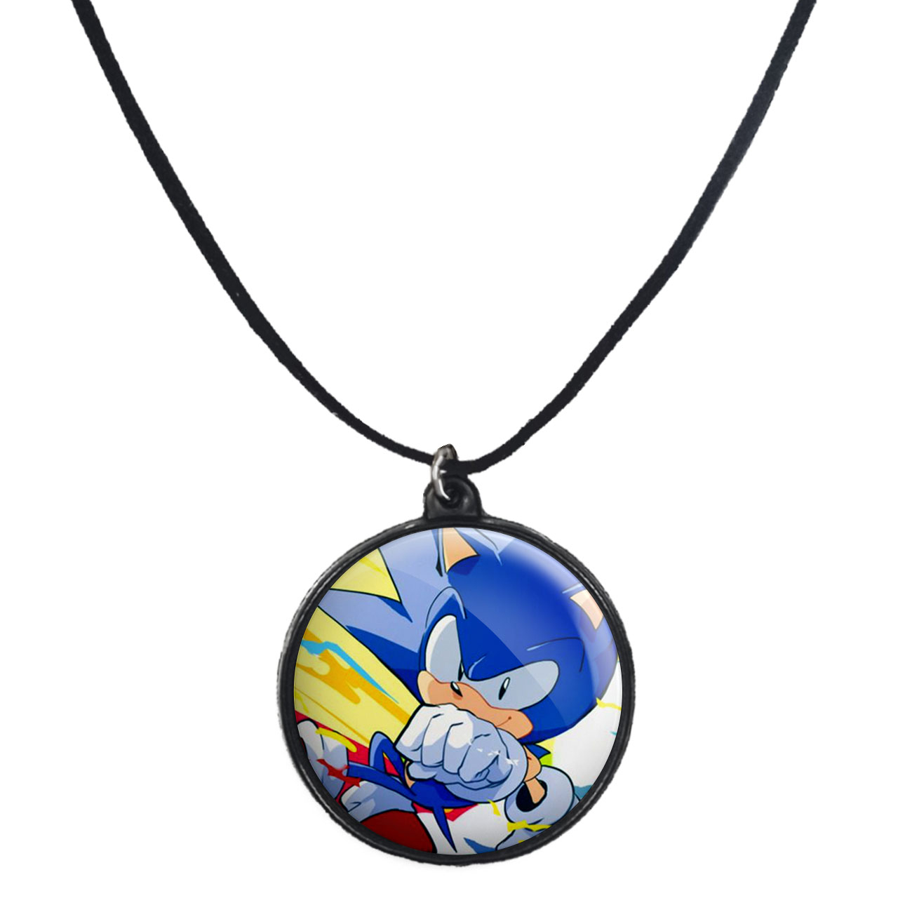 گردنبند پرمانه طرح سونیک کد pmb.14910 مدل دو طرفه