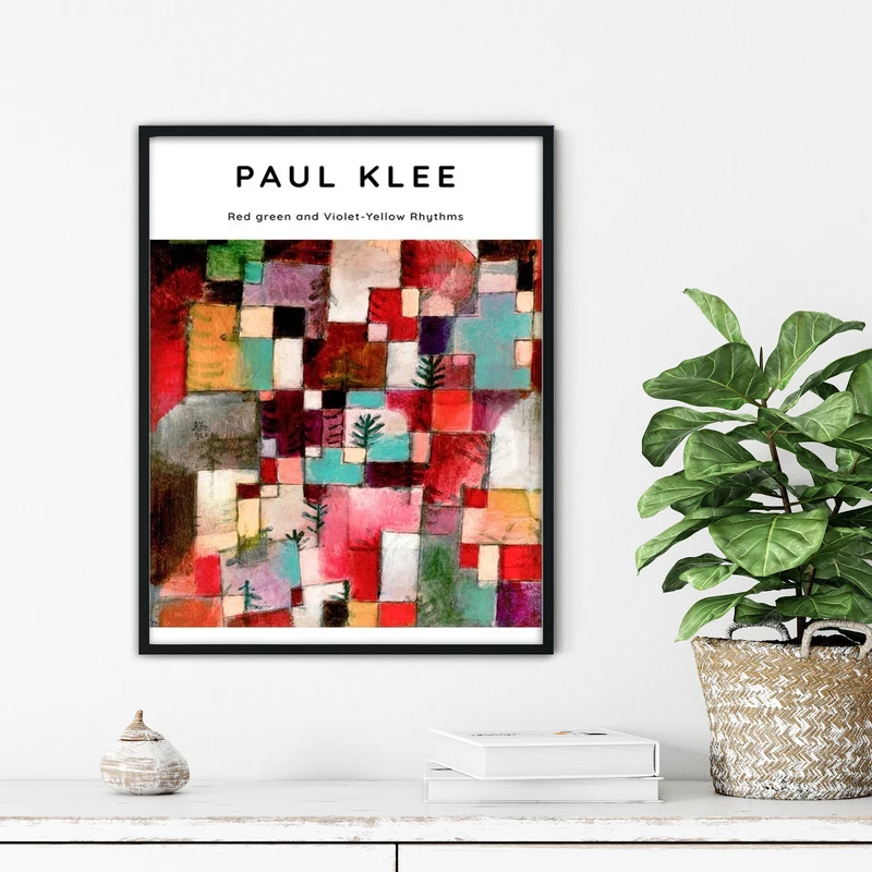 تابلو آتریسا طرح نقاشی کلاسیک مدرن مدل ATFHB06 فریم مشکی 