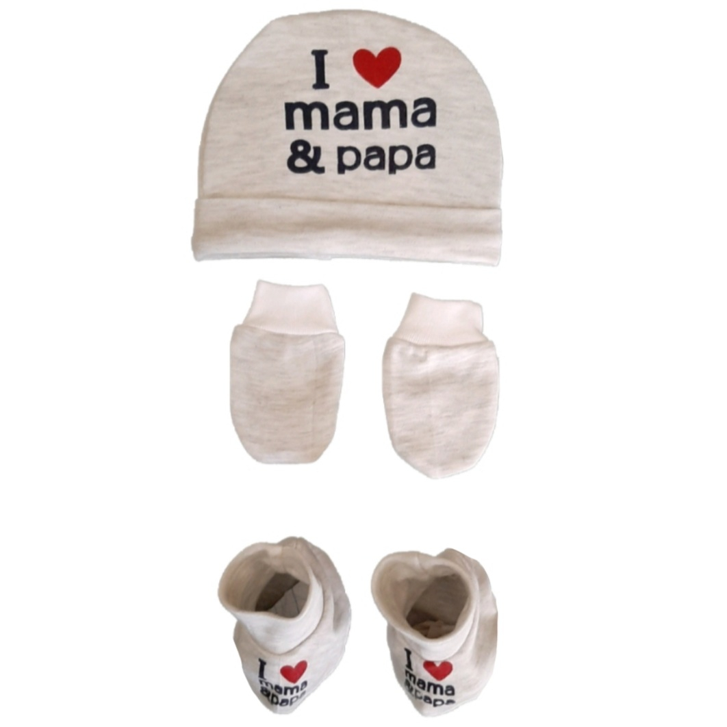 ست 3 تکه نوزادی مدل ایستار کد 654