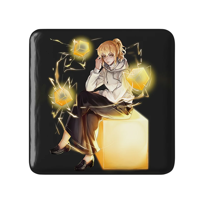 پیکسل خندالو طرح راچل انیمه برج خدا مدل مربعی کد 34956