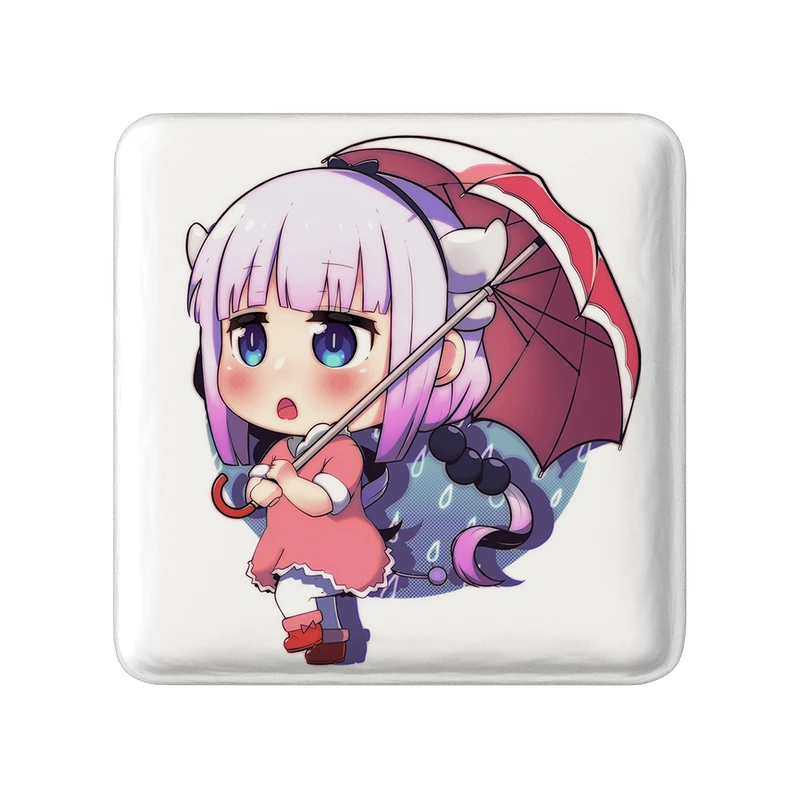 مگنت خندالو طرح کانا انیمه اژدهای خدمتکار کوبایاشی مدل مربعی کد 36336