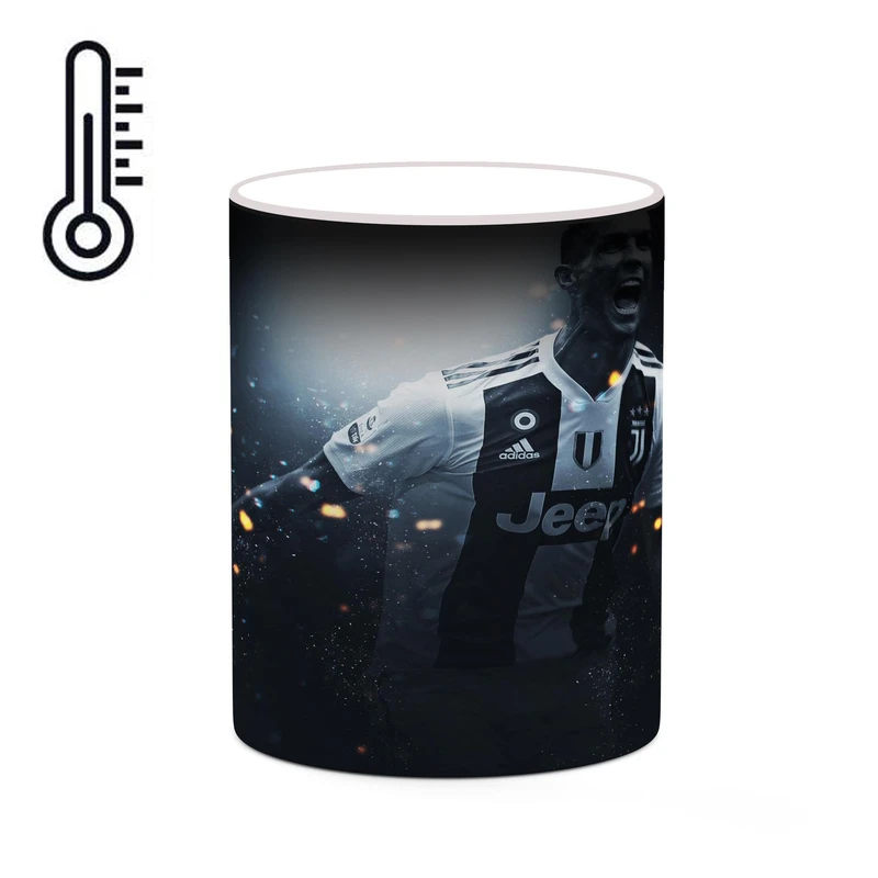 ماگ حرارتی کاکتی طرح Ronaldo رونالدو مدل mgh43209