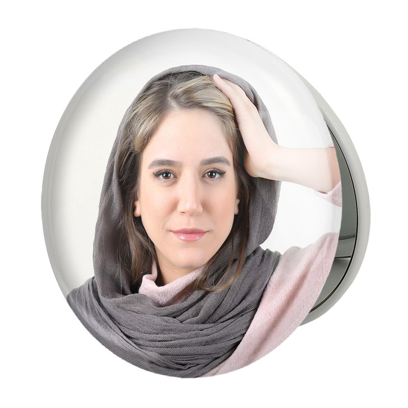 آینه جیبی خندالو طرح ستاره پسیانی مدل تاشو کد 6256 