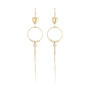 گوشواره طلا 18 عیار زنانه مایا ماهک مدل ME0905