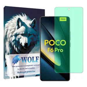 Wolf green light screen Protector Suitable for Xiaomi Poco F6 Pro Mobile Phone
