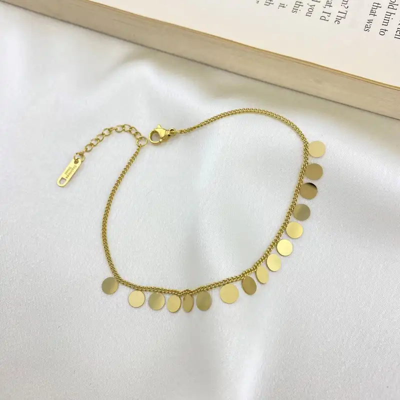 دستبند زنانه مدل سکه کد B4357