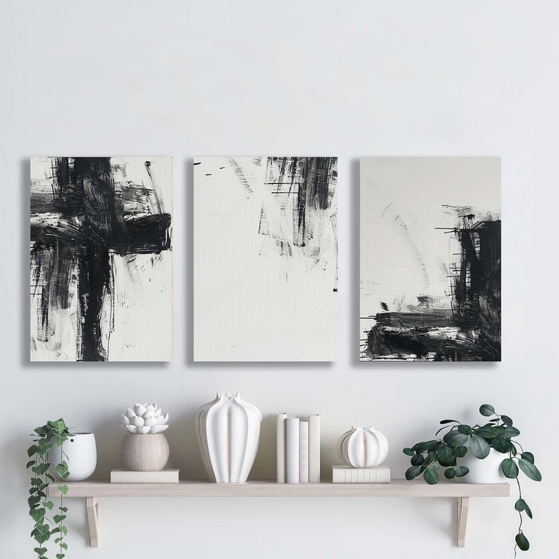 تابلو شاسی آتریسا مدل آبستره ATA138 مجموعه سه عددی