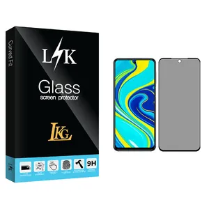 LKG LK Glass Privacy Screen Protector For Xiaomi Redmi Note 9 Pro