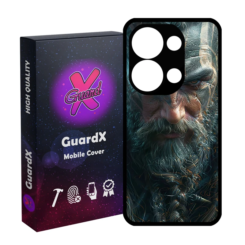 کاور گارد ایکس طرح مرد مدل Glass10818 مناسب برای گوشی موبایل شیائومی Redmi Note 13 Pro 4G / Poco M6 Pro 4G