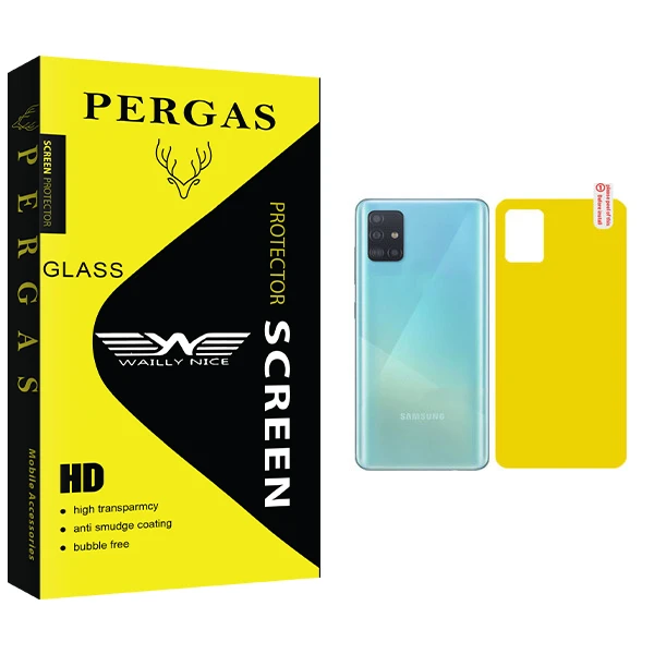 محافظ پشت گوشی وایلی نایس مدل Pergas Glass مناسب برای گوشی موبایل سامسونگ Galaxy A51