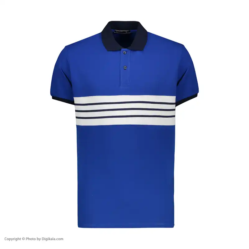 پولوشرت آستین کوتاه مردانه زانتوس مدل 141312 رنگ آبی کاربنی