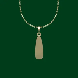 گردنبند طلا 18 عیار زنانه مدوپد مدل هندسی کد FF2-1-1187