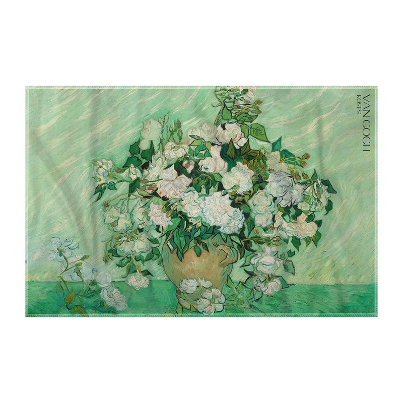 کاغذ کادو ترمه طراحان ایده مدل رز ها از ونگوگ کد art0021