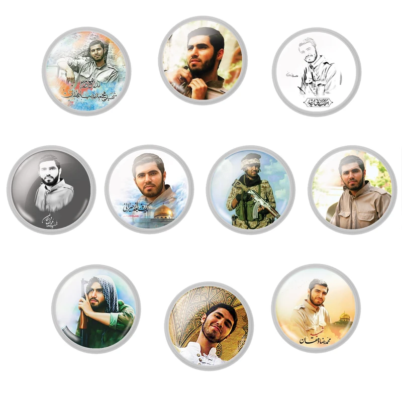 پیکسل مدل شهید محمدرضا دهقان امیری کد 01 مجموعه 10 عددی