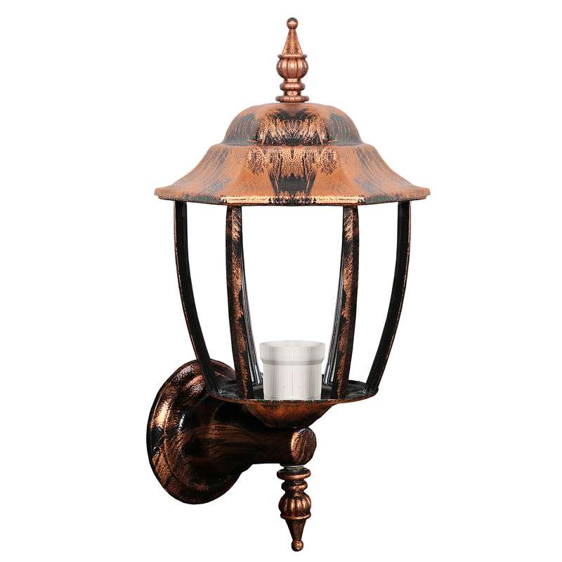 چراغ حیاطی مدل آهنی خمره ای دیواری چراغ حیاطی مدل آهنی خمره ای دیواری