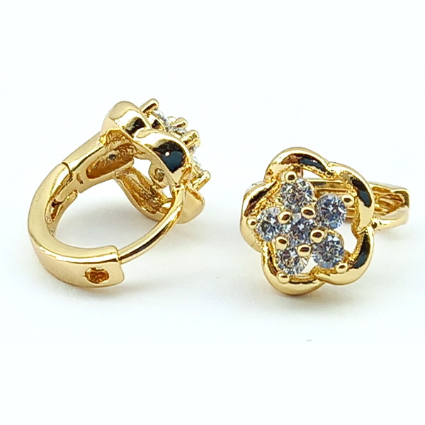 گوشواره دخترانه ژوپینگ مدل نگین کد 3605