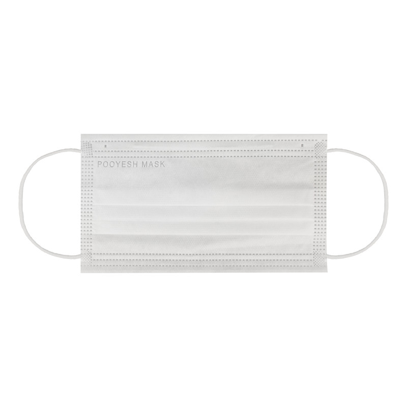 ماسک تنفسی پویش مدل 3 لایه بسته 50 عددی