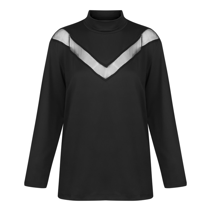 بلوز آستین بلند زنانه شین مدل توری مجلسی