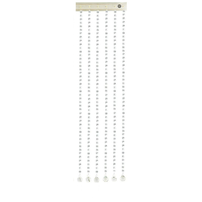 پرده آویز آریا کریستال مدل ساده سایز 30x250 سانتی متر