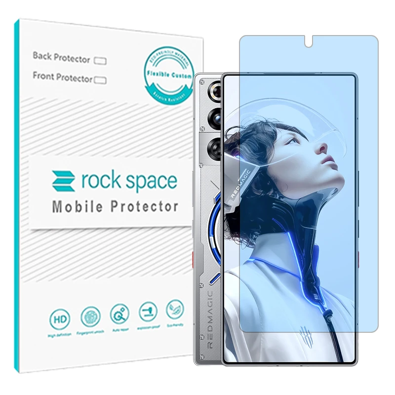 محافظ صفحه محافظ چشم راک اسپیس مدل هیدروژلی مناسب برای گوشی موبایل زد تی ای nubia RedMagic 11 Pro Plus