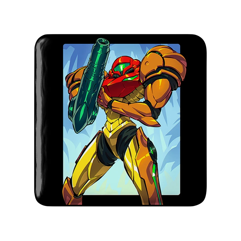 مگنت خندالو طرح بازی متروید (Metroid) مدل مربعی کد 35665