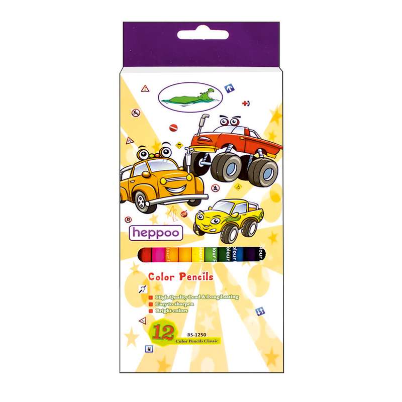 مداد رنگی 12 رنگ هیپو مدل RS-12501