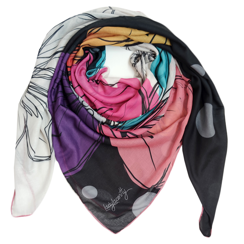 روسری زنانه مدل 211-C3-2