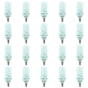 لامپ کم مصرف 13 وات فروزش مدل لوستری پایه E14 بسته 20 عددی