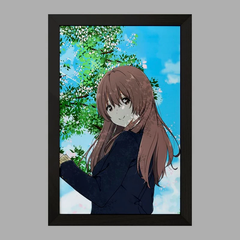 تابلو خندالو مدل شوکو نیشیمیا انیمه سایلنت ویس A Silent Voice  کد 15819