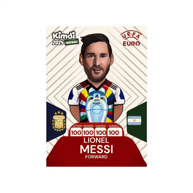 اسباب بازی شانسی کیمدی مدل پرمیوم یورو مسی