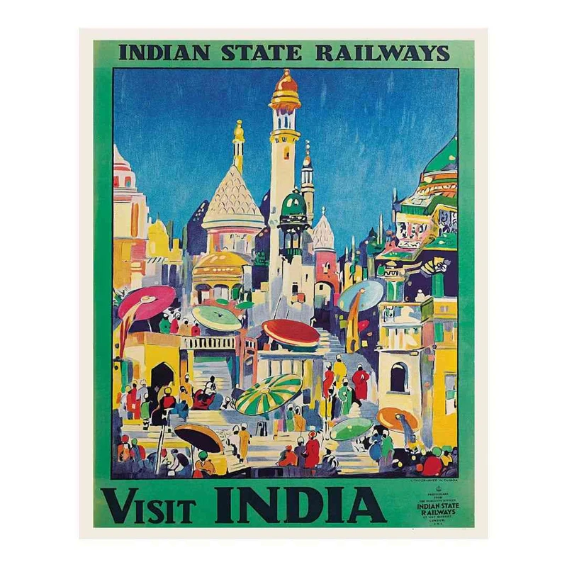 پوستر مدل سفر  بازدید از هند