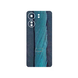 MAHOOT Turquoise feathers Cover Sticker for Xiaomi Poco C65