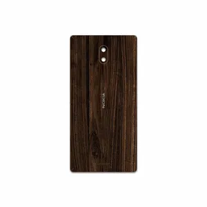 MAHOOT Dark Walnut Wood Cover Sticker for Nokia 3
