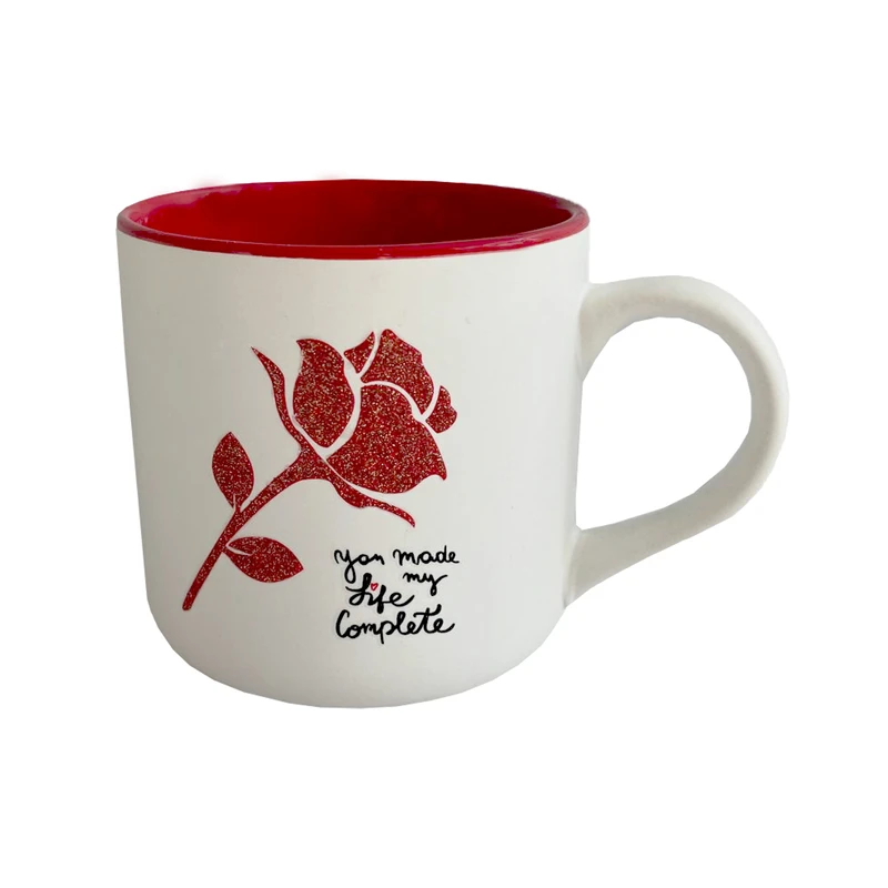 ماگ مدل فانتزی طرح گل سرخ