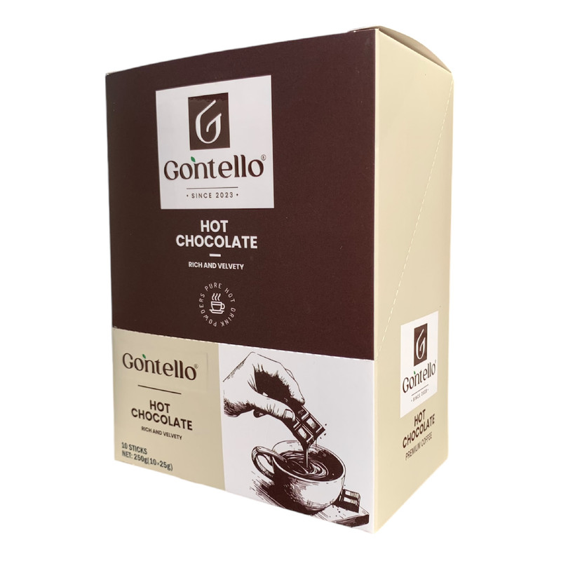 هات چاکلت کم چرب گونتلو - 25 گرم بسته 10 عددی