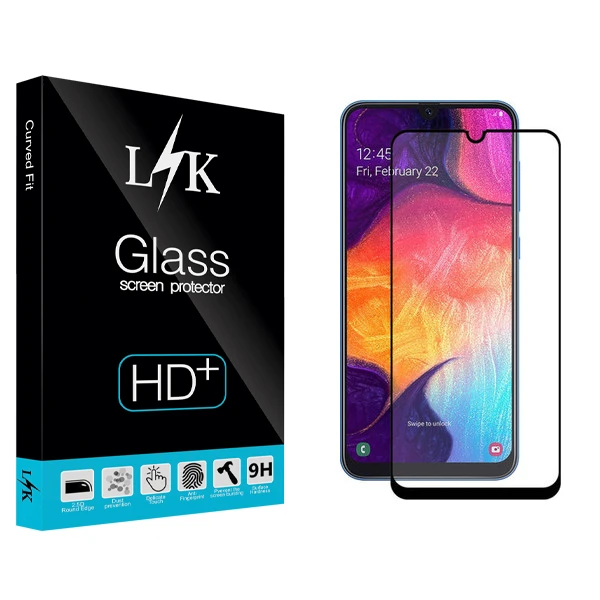 محافظ صفحه نمایش ال کی مدل Hard glass مناسب برای گوشی موبایل سامسونگ Galaxy A50