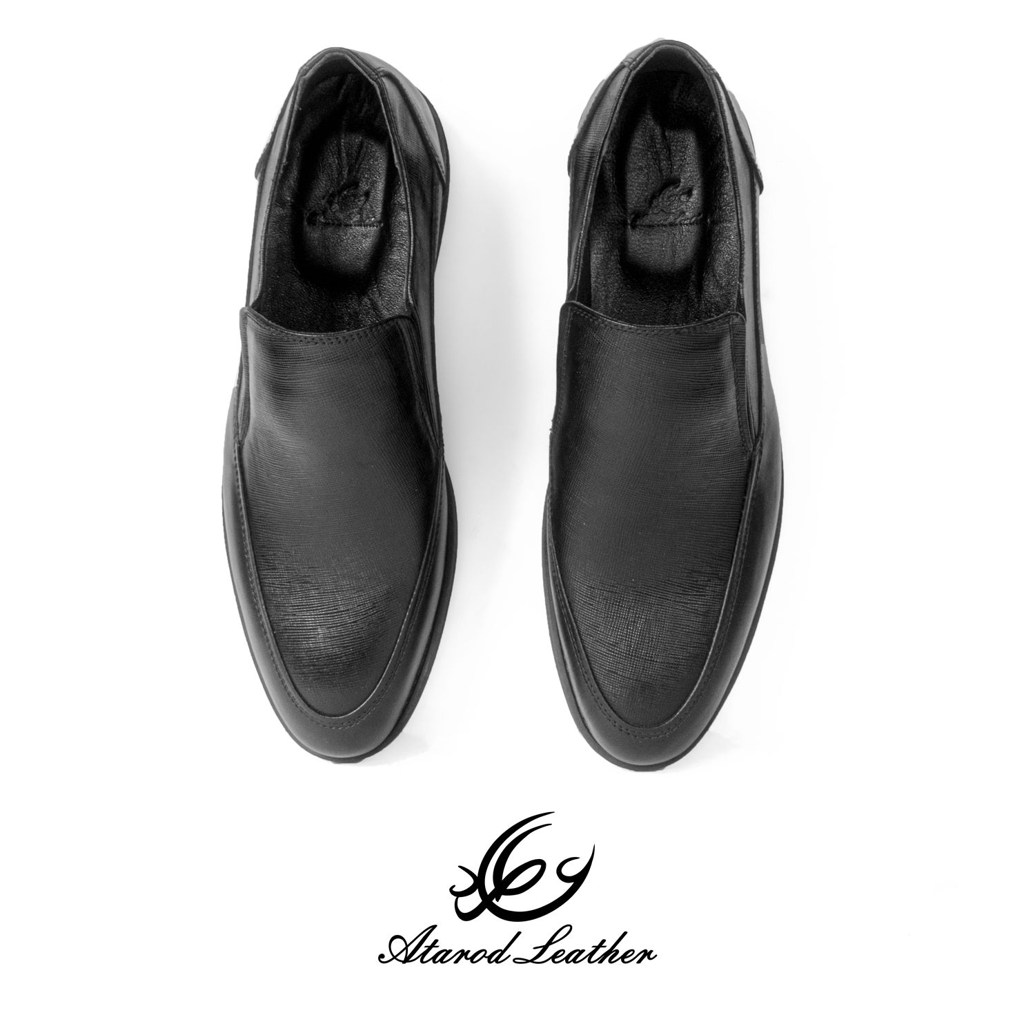کفش مردانه چرم عطارد مدل چرم طبیعی کد SH96 -  - 6