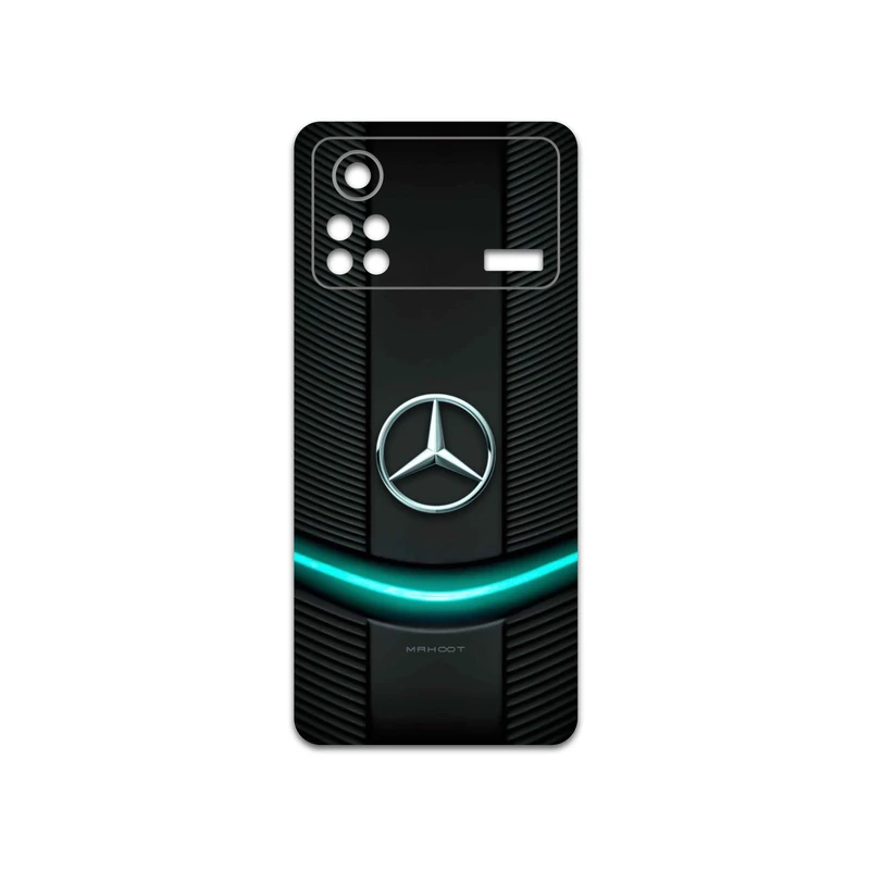 برچسب پوششی ماهوت مدل Mercedes-Benz مناسب برای گوشی موبایل شیائومی Poco X4 Pro 5G