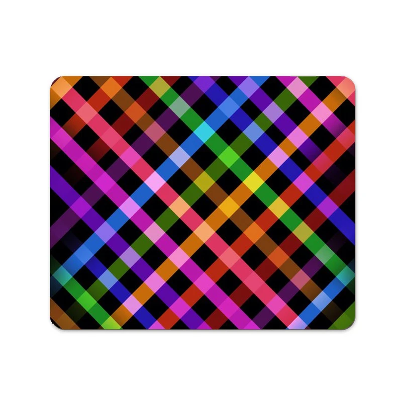   ماوس پد پاد آفرین طرح خط های رنگی کد 791 سایز 19*24 سانتی متر