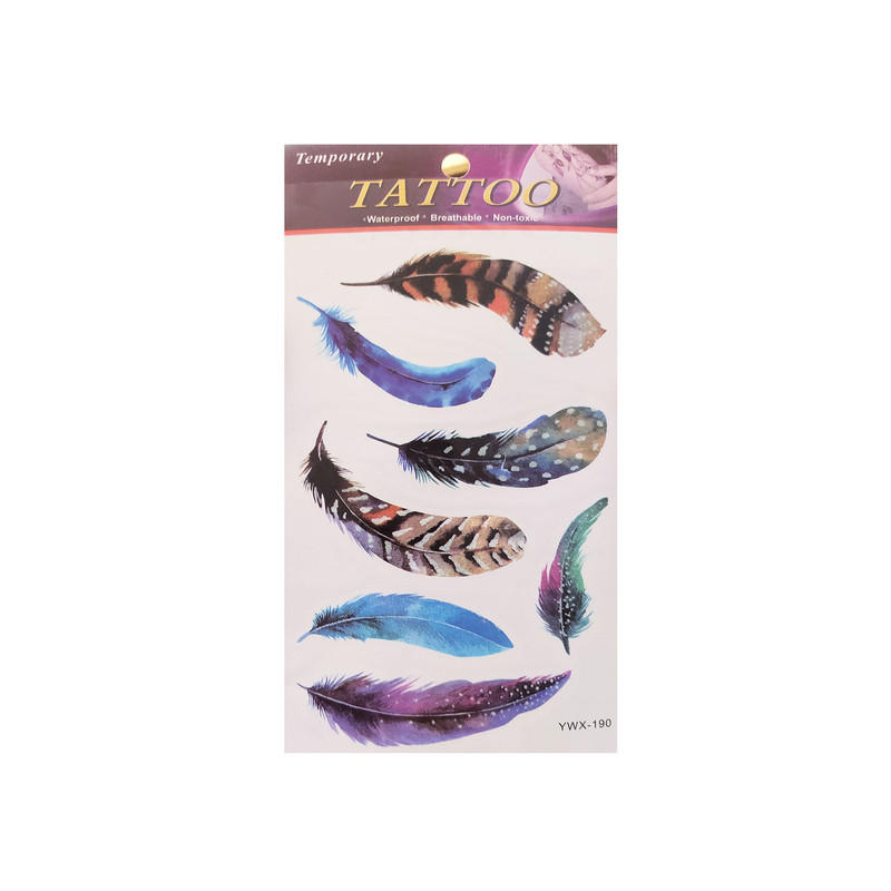 تتو موقت طرح پر کد 190