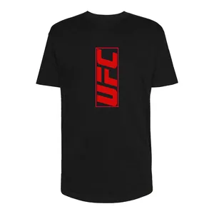 تی شرت لانگ آستین کوتاه مردانه مدل UFC CHAMP کد P007 رنگ مشکی
