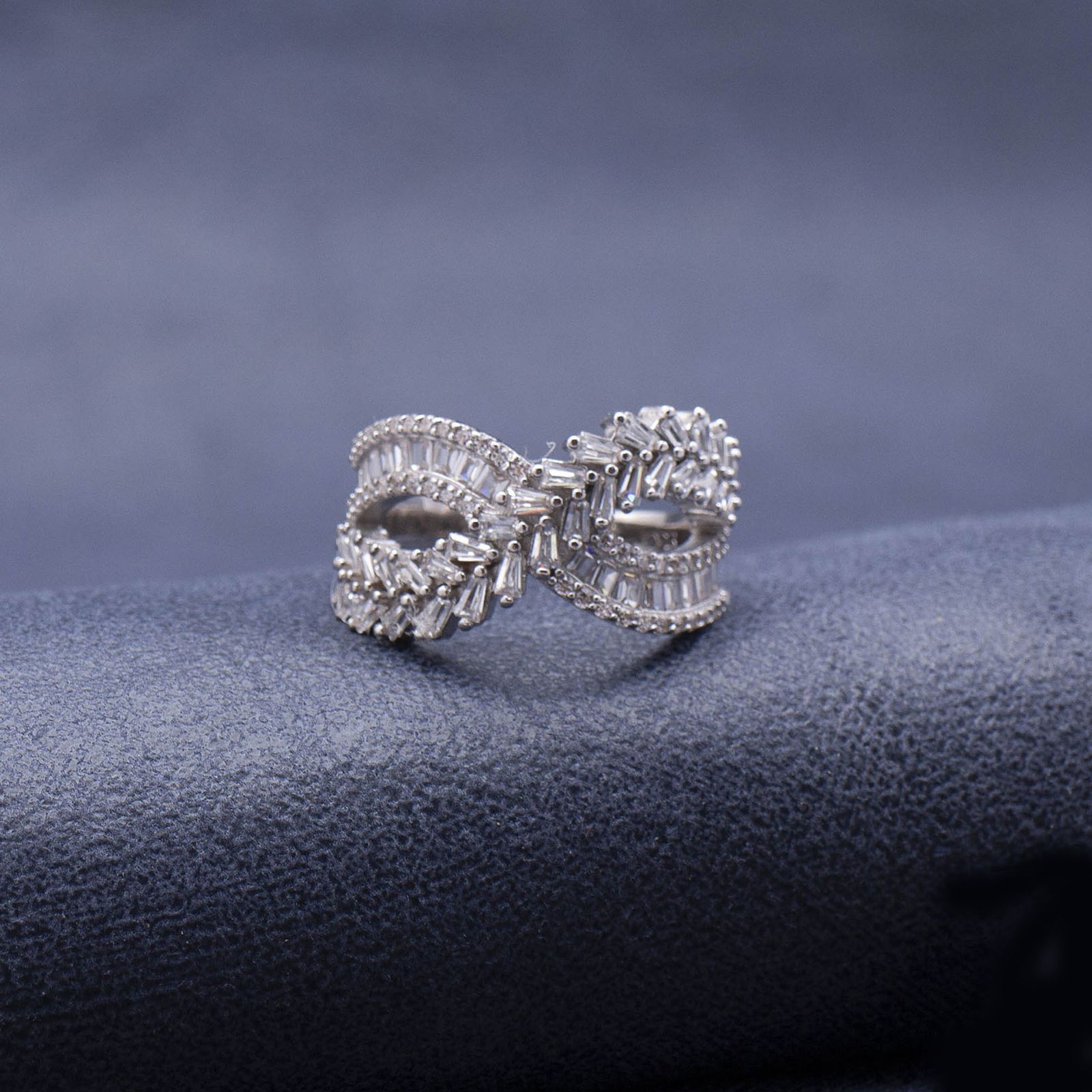 انگشتر نقره زنانه مدل AMT-R163 -  - 3