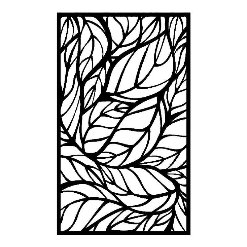 شابلون باتیس آرت طرح برگ کد 50-36